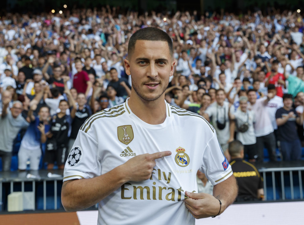 Real Madrid Unveil New Signing Eden Hazard