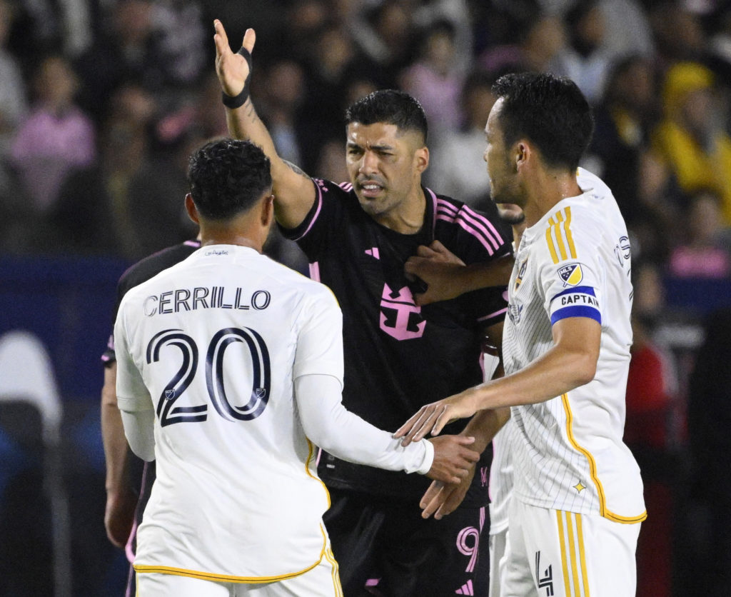 Los Angeles Galaxy and Inter Miami CF end in a 1-1 tie during a major League Soccer match at Dignity Health Sports Park.