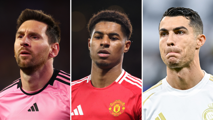 Marcus Rashford claims Lionel Messi beats Cristiano Ronaldo in GOAT deabte
