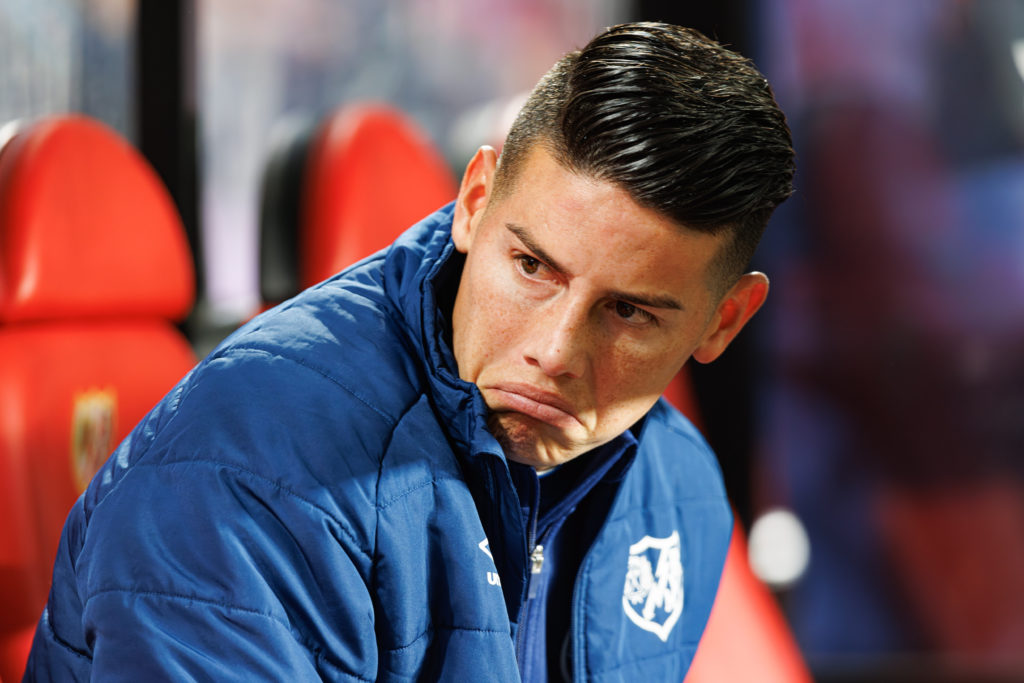 James Rodriguez (Rayo Vallecano) seen during the LaLiga EA